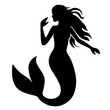 © BigEyes - Mermaid silhouette vector illustration