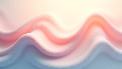 Wall Mural - blue pink abstract wavy gradient background
