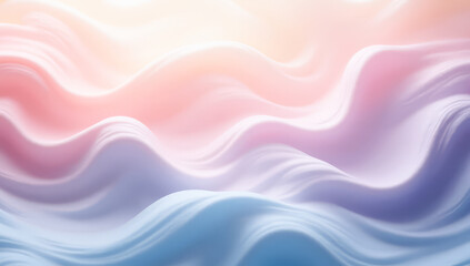 Wall Mural - blue pink abstract wavy gradient background