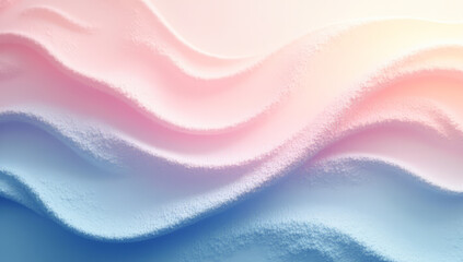 Wall Mural - blue pink abstract wavy gradient background