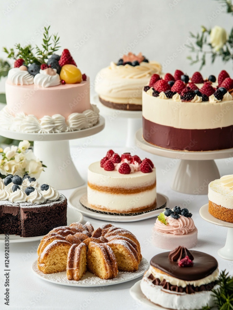 Array Example Cake Delightful array of cakes and desserts showcases creativity and flavor ...