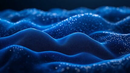 Poster - Create an abstract blue gradient with tiny dark blue polka dots digital art studio graphic design virtual workspace creative perspective