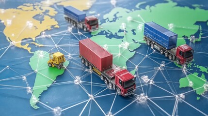 Aufkleber - integrating abstract logistics networks strategies for streamlined operations in global supply chain