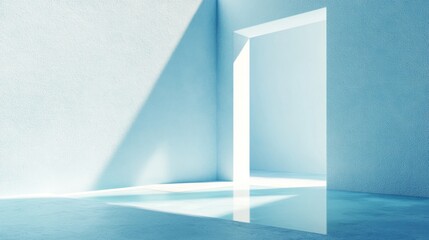 Poster - Textured abstract pale blue background digital art visual design creative space artistic perspective aesthetic appeal
