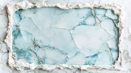 Poster - Examining delicate pale blue surface closeup artistic photography studio macro view subtle textures