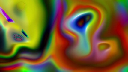 Wall Mural - Colorful Abstract Chromatic Background Loop