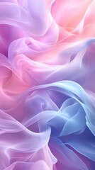 Aufkleber - Soft pastel hues intertwine in a mesmerizing display of smoke, forming intricate patterns that evoke serenity and creativity, ideal for enhancing any digital device