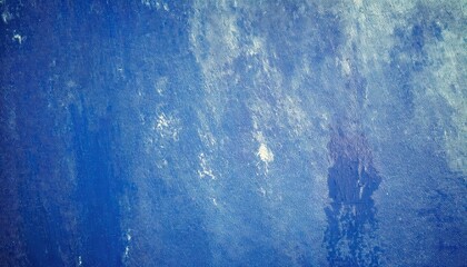 Poster - textured blue abstract background with soft brush strokes and gradient effect for digital design or wall art