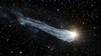 nebula space background with star