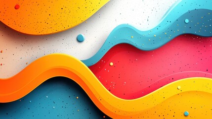 Poster - Abstract Colorful Waves Background Design (2)
