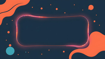 Fototapete - abstract web banner design template. Banner - Design Element