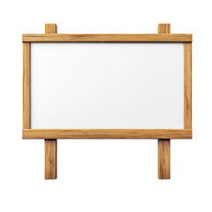 Leinwandbilder - Rustic wooden signboard with blank space for custom messaging usage