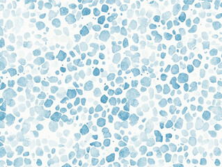 Aufkleber - seamless pattern featuring simple pastel blue texture with irregular shapes resembling watercolor sp