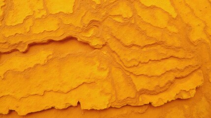 Poster - Textured Surface of Vibrant Yellow with Organic Patterns and Lines