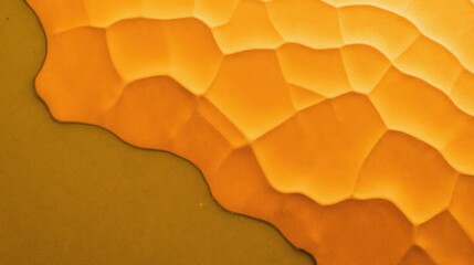 Poster - Abstract Texture of Warm Orange and Olive Green Surfaces