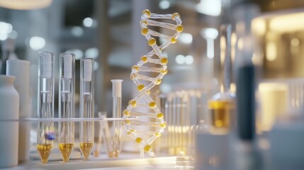 Poster - Exploring dna structure models in a research facility educational insights in a laboratory environment