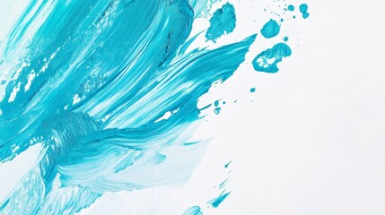 Poster - Explore soft turquoise tones art gallery visual art showcase urban setting artistic perspective refreshing palette