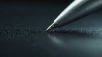 Poster - Captivating closeup of stylus tip on tablet device digital art studio photography indoor macro lens artistic technology