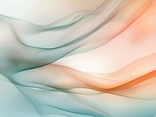 Aufkleber - flowing abstract design with soft, blurred gradients neutral colors creates smooth and calming texture. image features gentle waves of color blending seamlessly, evoking sense of tranquility and