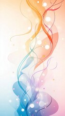 Poster - Abstract colorful swirls and circles create a vibrant, dynamic background with a smooth gradient effect.