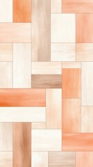 Poster - Colorful wooden pattern featuring a mix of light and warm tones, creating a harmonious and textured surface ideal for design projects.