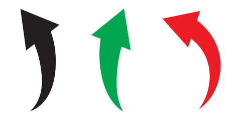 Aufkleber - black arrow icon on white background. flat style. arrow icon for your web site design, logo, app, ui