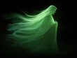 © xbzz - Eerie spirit emergence dark background digital art surreal atmosphere side view ghostly concept
