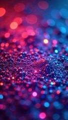 Wall Mural - Multicolored glitter backdrop, dazzling shine, confetti, print, digital