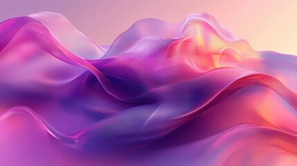 Poster - Abstract Purple Pink Wave Fabric Texture Background