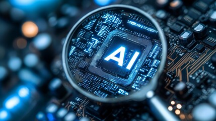 Poster - Discover how AI microchips and advanced circuitry are transforming cloud computing, driving major advancements and breakthroughs across various fields, and elevating technology to new levels