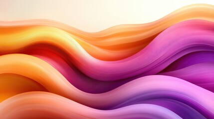 Poster - Abstract colorful wave design, fluid motion, vibrant background, website banner
