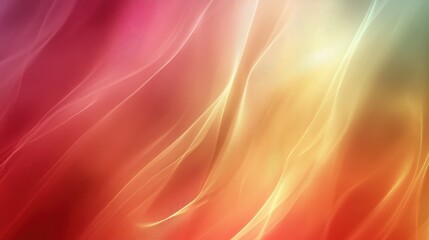 Aufkleber - Abstract warm color flowing lines background