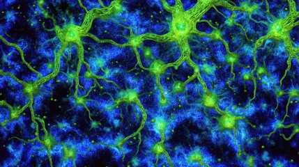 Poster - Abstract Neural Network: Interconnected Neurons with Glowing Synapses