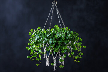 Canvas Print -  handmade macrame plant hangers