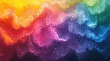 Wall Mural - Colorful abstract swirling cloudscape, vibrant background, design element