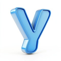 Generation Y 3D render icon on white background, symbolizing millennials digital connectivity