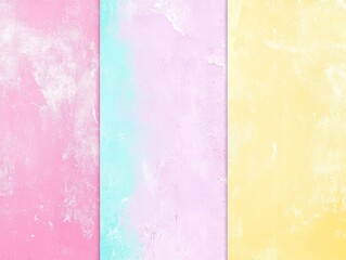 Poster - Bright pastel colors blend seamlessly to create an inviting backdrop perfect for various artistic endeavors, presentations, and digital projects. Ideal for adding a cheerful touch