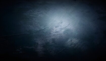 Wall Mural - Dark blue textured background with light spot illuminating brush strokes