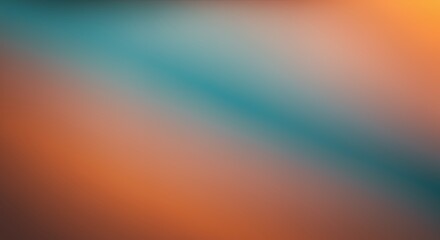 abstract gradient background with orange and teal colors soft blur