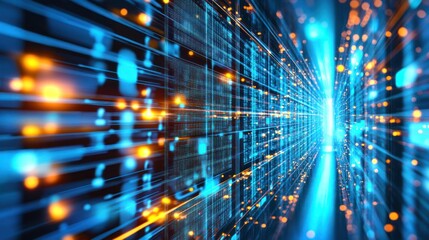 Poster - Abstract Data Stream: Visualizing Digital Information Flow in a Network