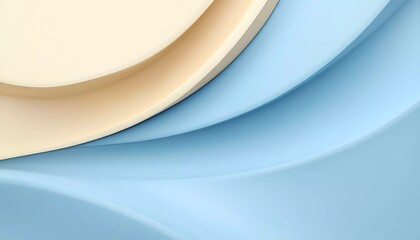 Poster - Abstract background, gradient color from light blue to beige, grainy texture, soft and blurred edges, vector illustration,