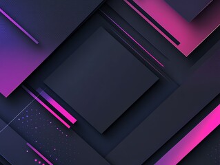Poster - Abstract Geometric Design With Dark Shades and Vibrant Pink Accents on a Modern Background