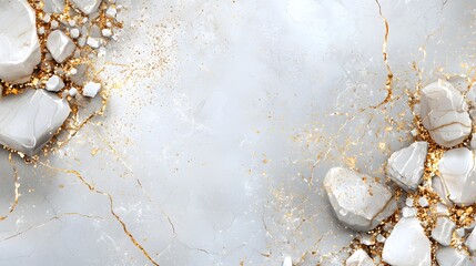 Aufkleber - elegant and luxurious abstract background with a beautiful marble texture in shades of gray accented