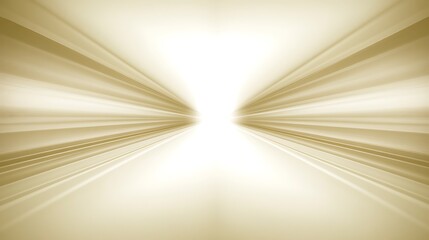 Poster - Beige light speed tunnel background