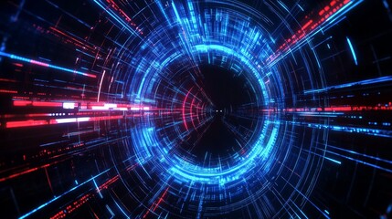 Poster - abstract technology background