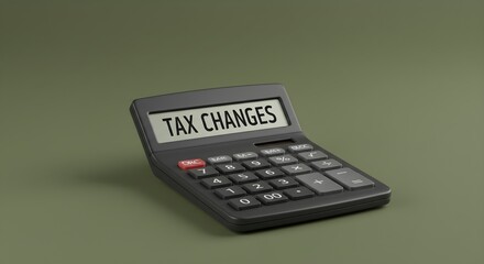 tax changes on calculator 