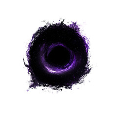 Wall Mural - Abstract Purple Vortex, Cosmic Swirl, Energy Nebula