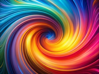 Poster - Abstract Vibrant Swirl: Minimalist Colorful Background for Creative Projects