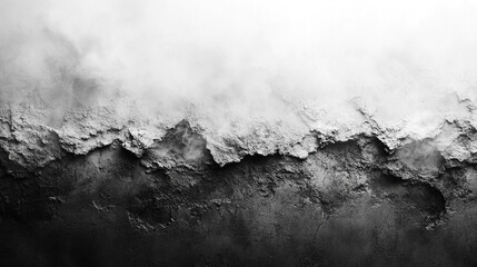 Poster - Dramatic Monochrome Textured Background Dark Grey White Abstract Rocky Surface Design Element art   