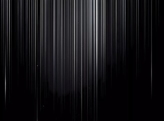 Aufkleber - Black background with white vertical lines, dust particles, grainy texture, dark background,